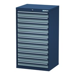 Simplaflex Schubladenschrank, Schubladen: 11x100, BxTxH 700x575x1220 mm