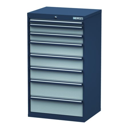 Simplaflex Schubladenschrank, Schubladen: 1x50, 2x100, 3x150, 2x200, BxTxH 700x575x1220 mm