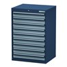 Simplaflex Schubladenschrank, Schubladen: 9x100, BxTxH 700x575x1020 mm