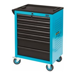 HAZET Werkstattwagen Assistent 178N-7 Schubladen flach: 5 x 80 x 527 x 348 mm Schubladen hoch: 2 x 165 x 527 x 348 mm