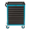 HAZET Werkstattwagen Assistent 178N-7 Schubladen flach: 5 x 80 x 527 x 348 mm Schubladen hoch: 2 x 165 x 527 x 348 mm