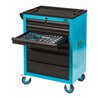 HAZET Werkstattwagen Assistent 178N-7 Schubladen flach: 5 x 80 x 527 x 348 mm Schubladen hoch: 2 x 165 x 527 x 348 mm