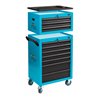 HAZET Werkstattwagen Assistent 178N-10 Schubladen flach: 8 x 80 x 527 x 348 mm Schubladen hoch: 2 x 165 x 527 x 348 mm