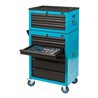 HAZET Werkstattwagen Assistent 178N-10 Schubladen flach: 8 x 80 x 527 x 348 mm Schubladen hoch: 2 x 165 x 527 x 348 mm