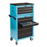 HAZET Werkstattwagen Assistent 178N-10 Schubladen flach: 8 x 80 x 527 x 348 mm Schubladen hoch: 2 x 165 x 527 x 348 mm
