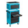 HAZET Werkstattwagen Assistent 178N-10 Schubladen flach: 8 x 80 x 527 x 348 mm Schubladen hoch: 2 x 165 x 527 x 348 mm