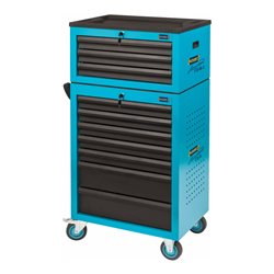 HAZET Werkstattwagen Assistent 178N-10 Schubladen flach: 8 x 80 x 527 x 348 mm Schubladen hoch: 2 x 165 x 527 x 348 mm