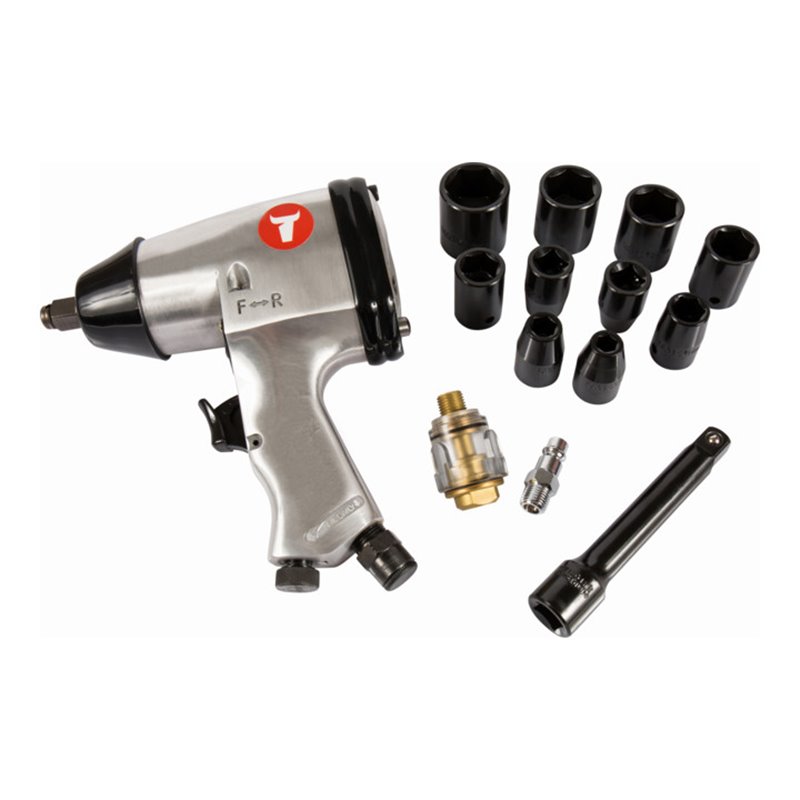 STIER Schlagschrauber-Satz 30-B, 1/2' Antrieb 17-teilig max. Drehmoment: 339 Nm