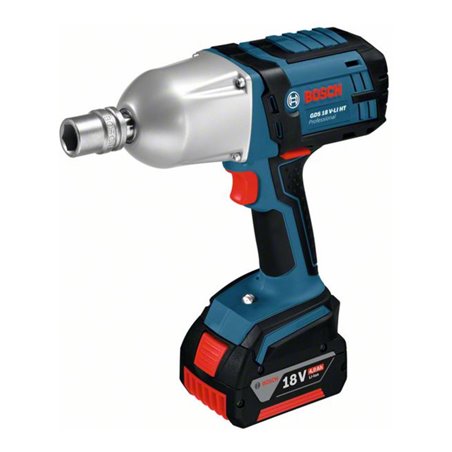 Bosch Akku-Drehschlagschrauber GDS 18 V-LI HAT mit 2 x 5,0 Ah Li-Ion Akku L-BOXX