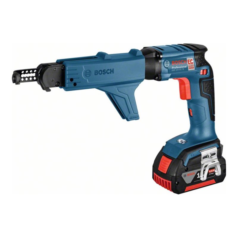 Bosch Akku-Trockenbauschrauber GSR 18 V-EC TE 2 x 5,0 Ah Li-Ion Akku MA 55 L-BOXX