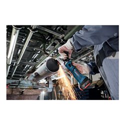 Bosch Akku-Winkelschleifer GWS 18-125 V-LI mit 2 x 5,0 Ah Li-Ion Akku L-BOXX