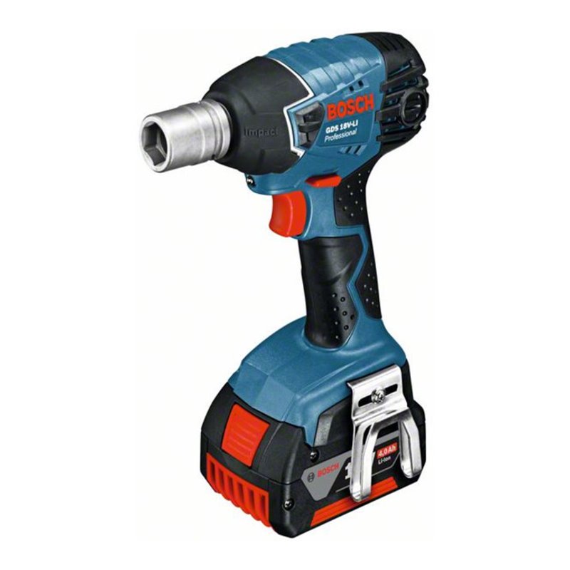 Bosch Akku-Drehschlagschrauber GDS 18 V-LI mit 2 x 5,0 Ah Li-Ion Akku L-BOXX