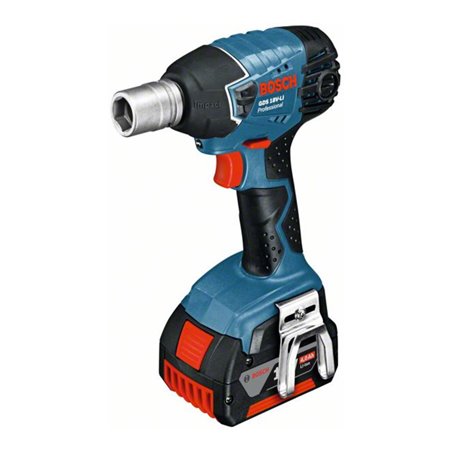 Bosch Akku-Drehschlagschrauber GDS 18 V-LI mit 2 x 5,0 Ah Li-Ion Akku L-BOXX