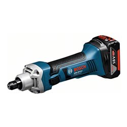 Bosch Akku-Geradschleifer GGS 18 V-LI mit 1 x 5,0 Ah Li-Ion Akku L-BOXX
