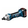 Bosch Akku-Geradschleifer GGS 18 V-LI mit 1 x 5,0 Ah Li-Ion Akku L-BOXX