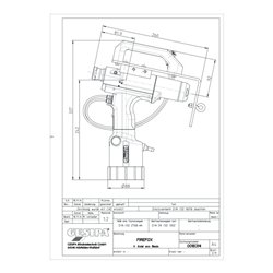 Gesipa Blindnietmuttern-Setzgerät FireFox 1F Axial eco - M 3