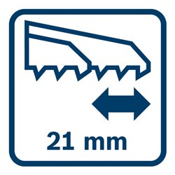 Bosch Akku-Säbelsäge GSA 18 V-LI C mit 2 x 5,0 Ah Li-Ion Akku L-BOXX