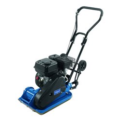 Scheppach Rüttelplatte HP1100S 5,5PS mit Fahrvorrichtung und Gummiplatte