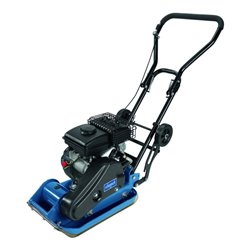 Scheppach Rüttelplatte HP800S 2,8PS mit Fahrvorrichtung und Gummiplatte