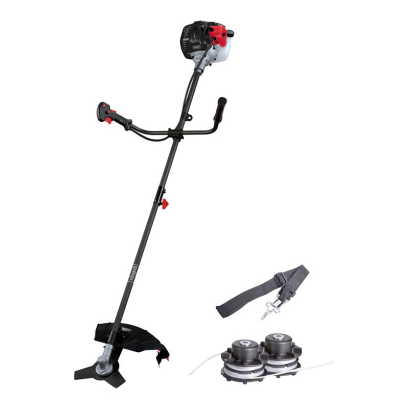 Scheppach Benzin-Motorsense 32,6 cc 1,22 PS 2in1 inkl. 2 Weiteren Fadenspulen & Schultergurt