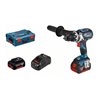 Bosch Akku-Bohrschrauber GSR 18V-85 C mit 2 x 5,0 Ah Li-Ion Akku L-BOXX