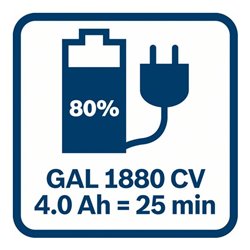 Bosch Akku-Kreissäge GKM 18 V-LI, mit 2 x 5,0 Ah Li-Ion Akku, L-BOXX