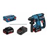 Bosch Akku-Bohrhammer mit SDS plus GBH 18 V-EC mit 2 x 5,0 Ah Li-Ion Akku L-BOXX