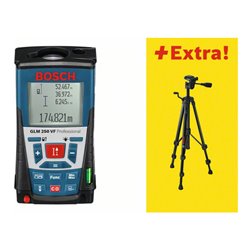 Bosch Laser-Entfernungsmesser GLM 250 VF, mit Baustativ BT 150
