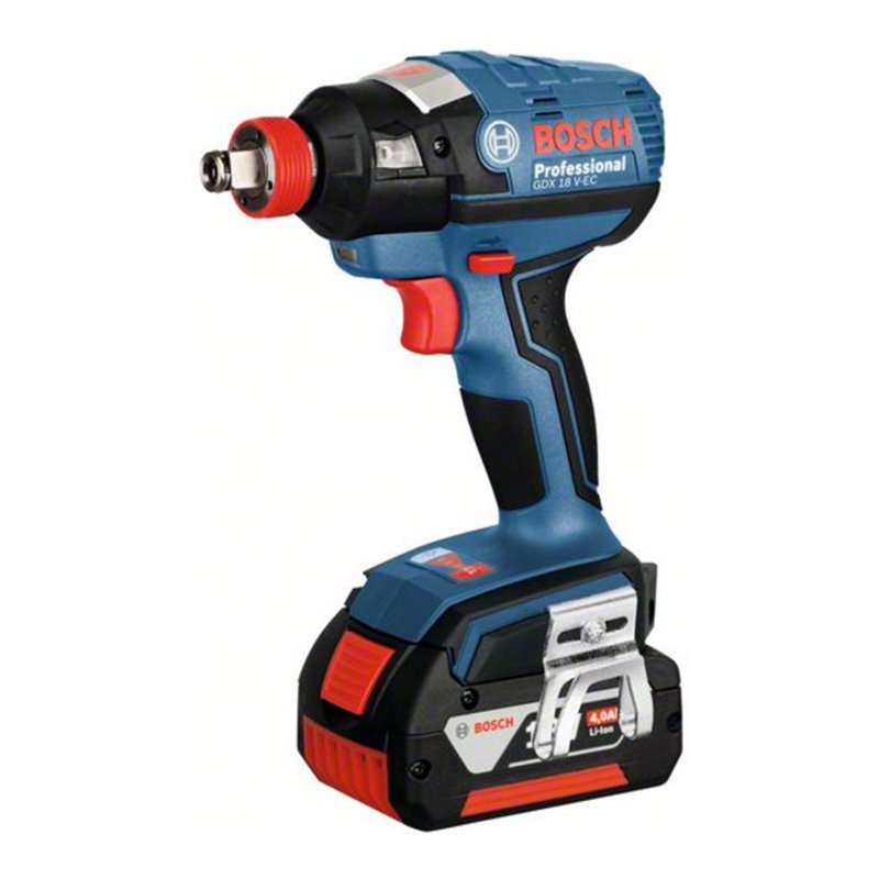 Bosch Akku-Drehschlagschrauber GDX 18 V-EC, mit 2 x 5,0 Ah Li-Ion Akku, L-BOXX