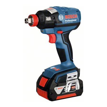 Bosch Akku-Drehschlagschrauber GDX 18 V-EC, mit 2 x 5,0 Ah Li-Ion Akku, L-BOXX