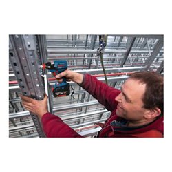 Bosch Akku-Drehschlagschrauber GDX 18 V-EC, mit 2 x 5,0 Ah Li-Ion Akku, L-BOXX