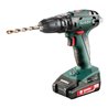Metabo Akku-Schlagbohrmaschine SB 18 Kunststoffkoffer + 2x18V/2Ah Li-Ion + SC 60 Plus