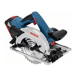 Bosch Akku-Kreissäge GKS 18V-57 G, mit 2 x 5,0 Ah Li-Ion Akku, L-BOXX