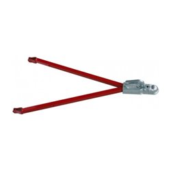 CEMO Deichsel mit Kugelkopfkupplung für Streuwagen SW 130