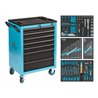 HAZET Werkstattwagen Assistent 178 N-7 mit 147 Werkzeugen 178N-7/147 Schubladen flach: 5 x 80 x 527 x 348 mm Schubladen hoch: 2 