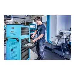 HAZET Werkstattwagen Assistent 178 N-7 mit 147 Werkzeugen 178N-7/147 Schubladen flach: 5 x 80 x 527 x 348 mm Schubladen hoch: 2 