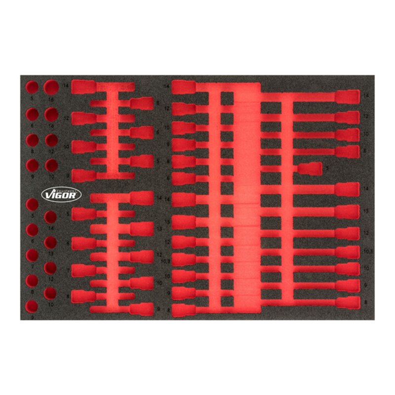 VIGOR Weichschaum-Einlage, leer V4728