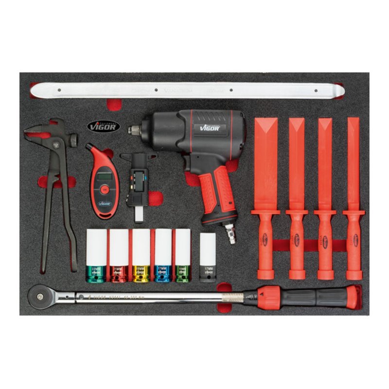 VIGOR Räder / Reifen-Satz V4755 Anzahl Werkzeuge: 17
