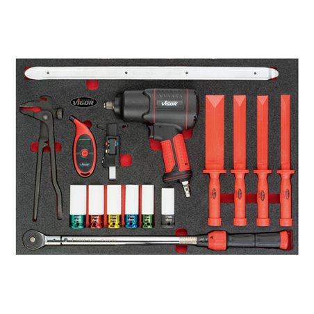 VIGOR Räder / Reifen-Satz V4755 Anzahl Werkzeuge: 17