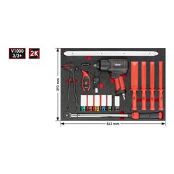 VIGOR Räder / Reifen-Satz V4755 Anzahl Werkzeuge: 17