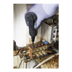 HAZET Schlagschraubendreher 9010T Lösemoment maximal: 108 Nm Vierkant massiv 6,3 mm (1/4 Zoll) Hochleistungs-Stift-Schlagwerk