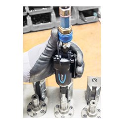 HAZET Schlagschraubendreher 9010T Lösemoment maximal: 108 Nm Vierkant massiv 6,3 mm (1/4 Zoll) Hochleistungs-Stift-Schlagwerk