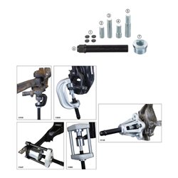 VIGOR Druckspindel-Satz, manuell V4699 Anzahl Werkzeuge: 10