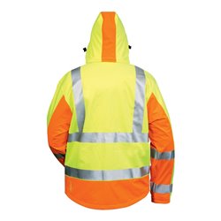 Warnschutz-Softshelljacke JIM Gr.XL gelb/orange
