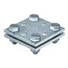 Kreuzverbinder nach DIN EN 62561-1 flach / flach 30 mm feuerverzinkt Stahl