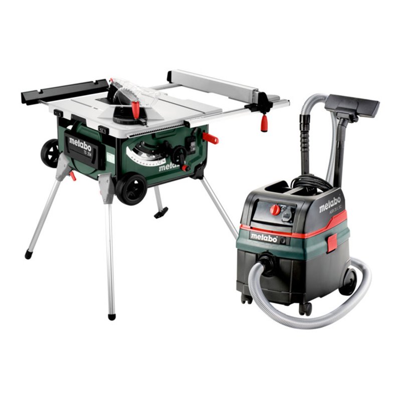 Metabo Set Tischkreissäge TS 254 + Allessauger ASR 25 L SC Karton