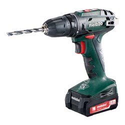 Metabo Akku-Bohrschrauber BS 14.4 Kunststoffkoffer 14.4V 2x2Ah Li-Power + SC 30