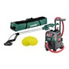 Metabo Langhalsschleifer LSV 5-225 + Allessauger ASR 35 M ACP Set mit 25 Haftschleifblättern 225 mm P 120 Werkzeugtasche