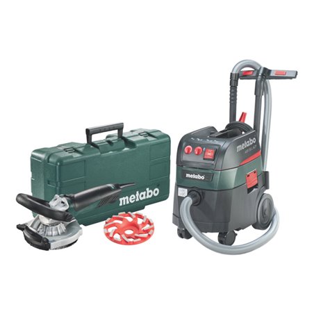 Metabo Renovierungsschleifer RS 14-125 + Allessauger ASR 35 L ACP Set Kunststoffkoffer