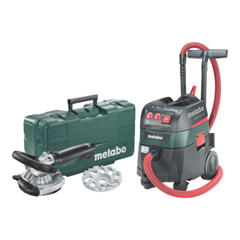 Metabo Renovierungsschleifer RS 14-125 + Allessauger ASR 35 M ACP Set Kunststoffkoffer